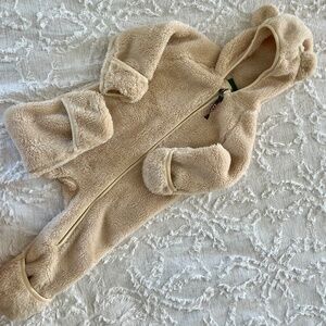 LL Bean Fleece Bunting 6-12M